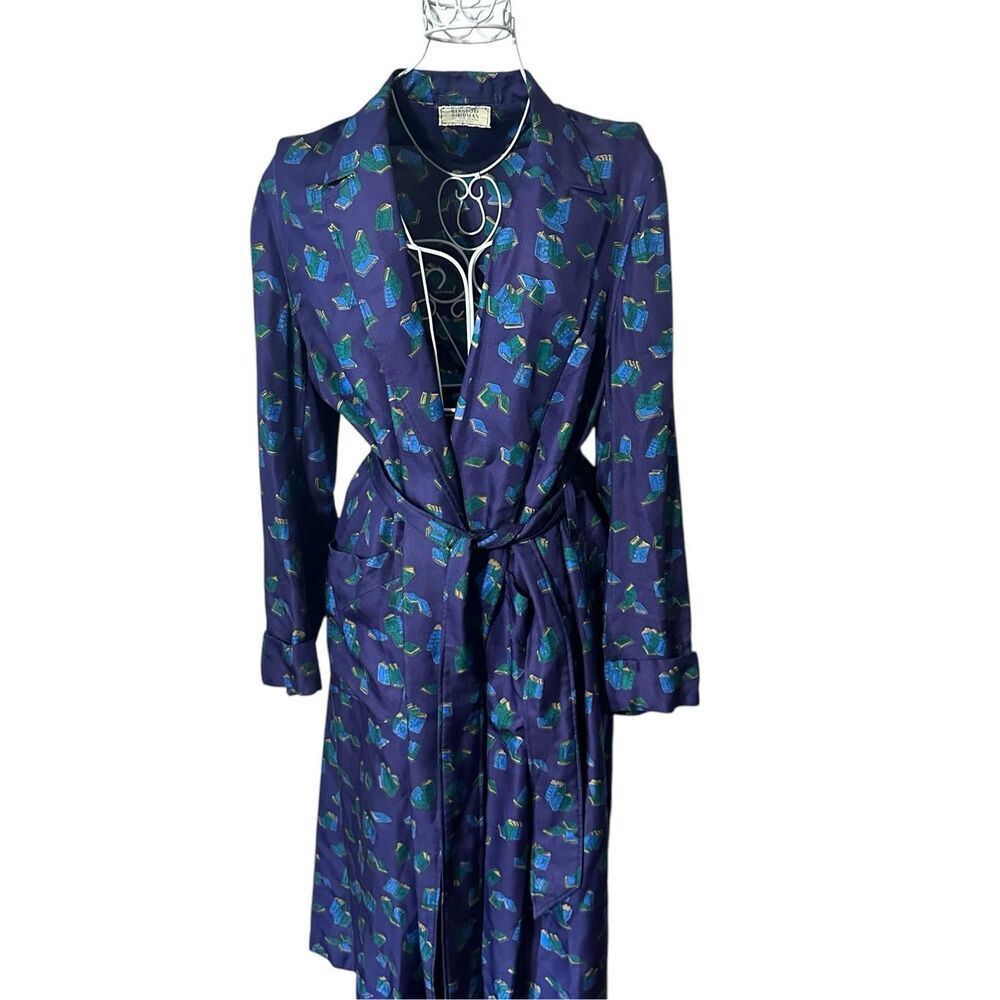 Rare Vintage Beautiful Bergdorf Goodman Luxurious Wrap Blend Book Print Alpaca R View 2